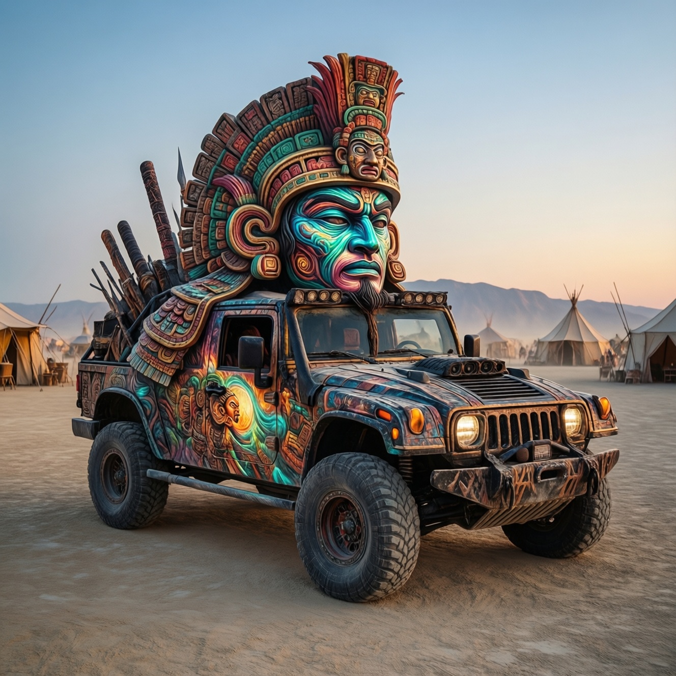 Mayan warrior на burning man: арт-кар не выйдет в 2026, фокус на discosmos