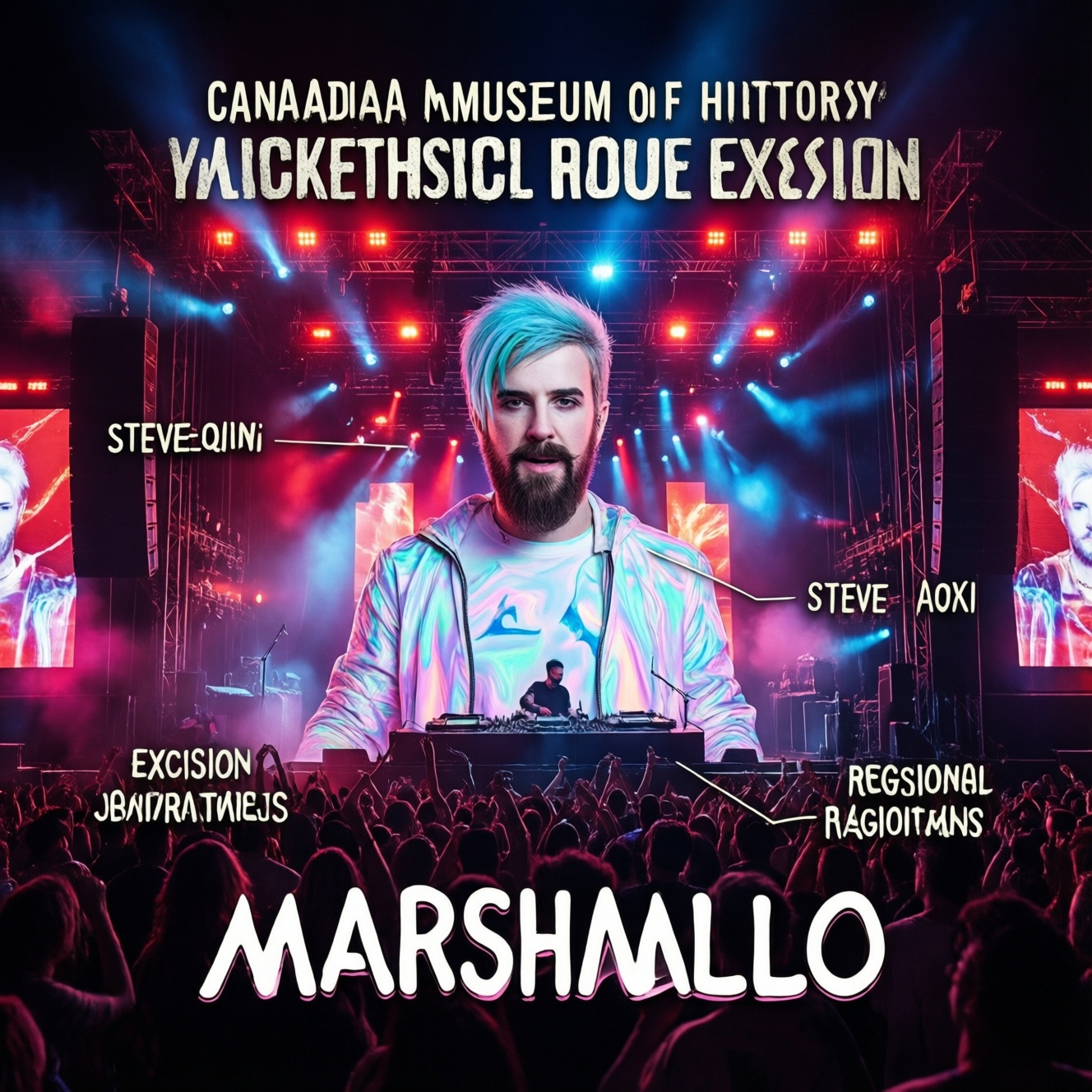 Riverside 2026 в gatineau: marshmello, steve aoki и excision — кого услышать