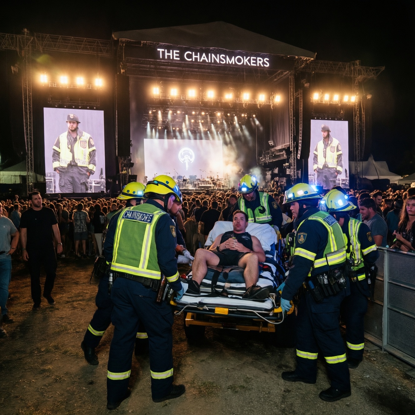 Концерт the chainsmokers в Сан-Хосе закончился госпитализацией 14 зрителей